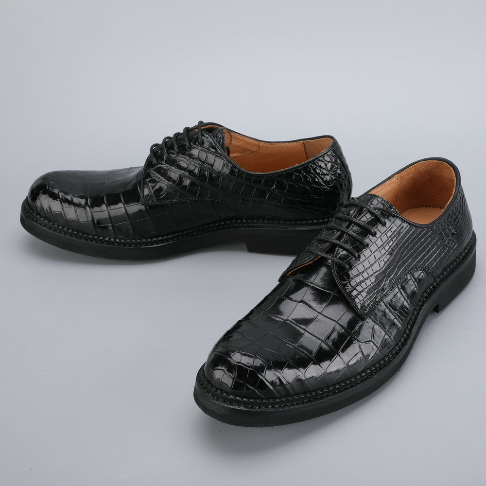 Genuine crocodile leather men's leather shoes casual business shoes