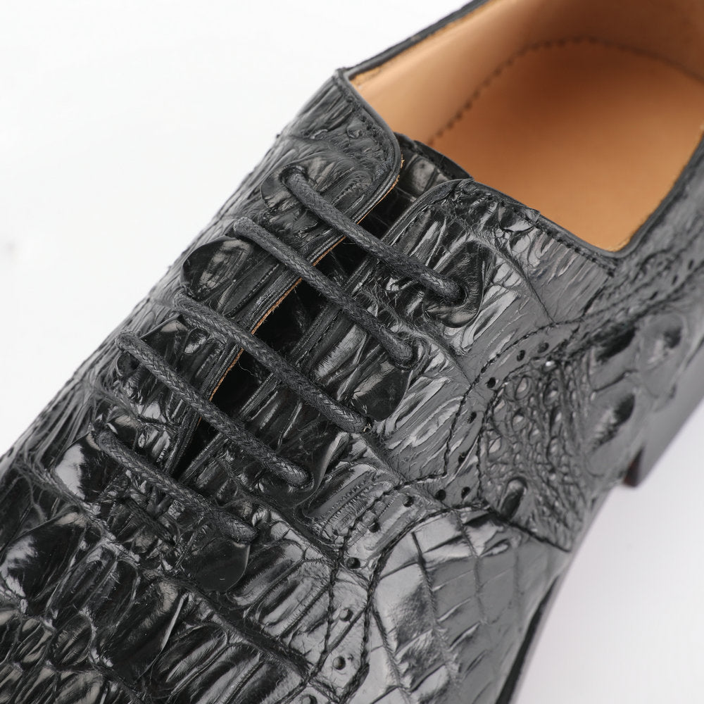 Crocodile skin men's leather shoes genuine leather high quality luxury wedding business formal suit shoes