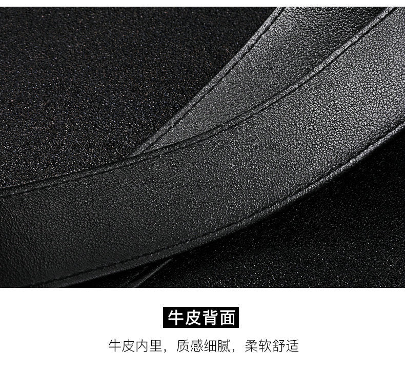 Ostrich skin men's belt genuine leather business casual automatic buckle width 3.4cm high quality male belt