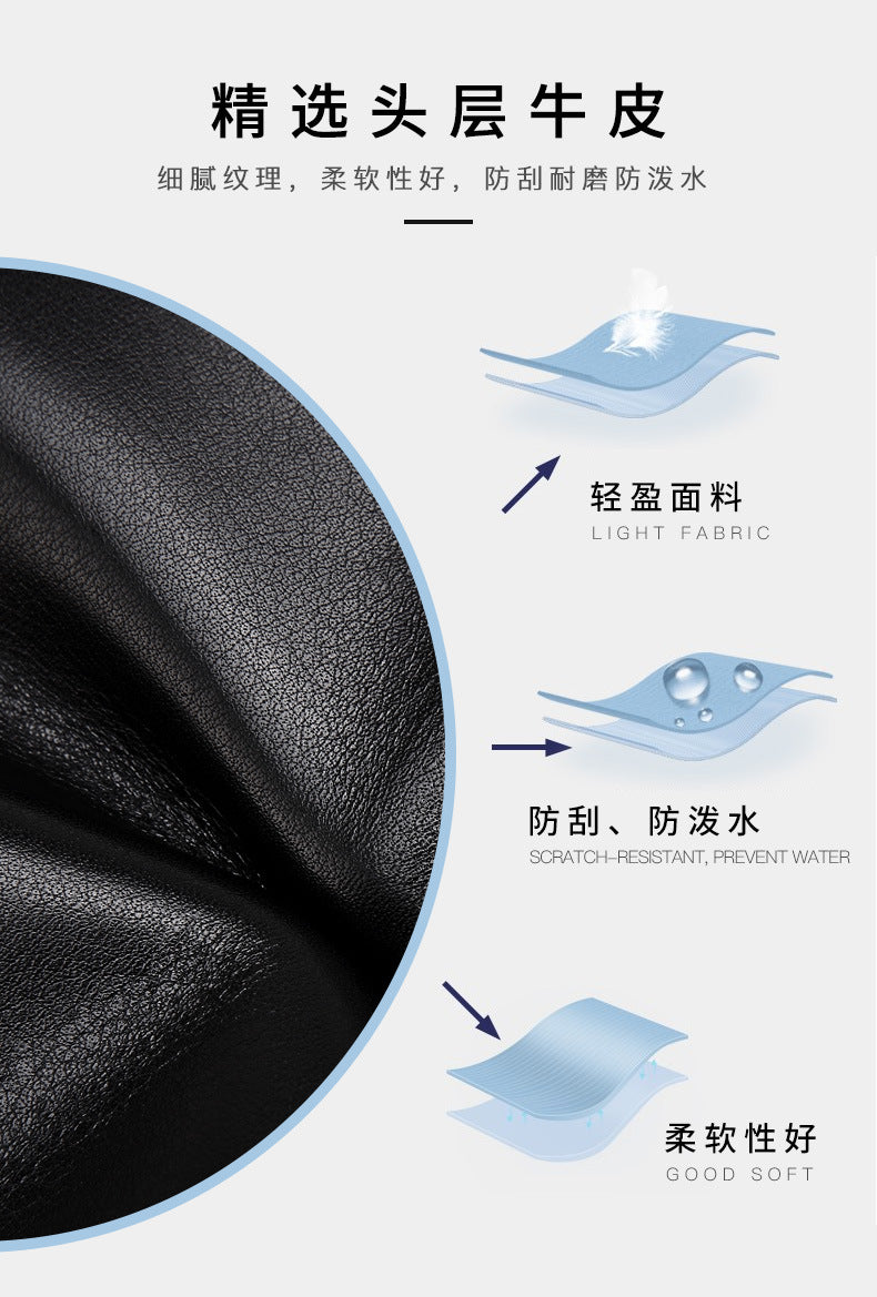Men's shoulder bag, multi-functional, practical, genuine cowhide leather, business crossbody bag