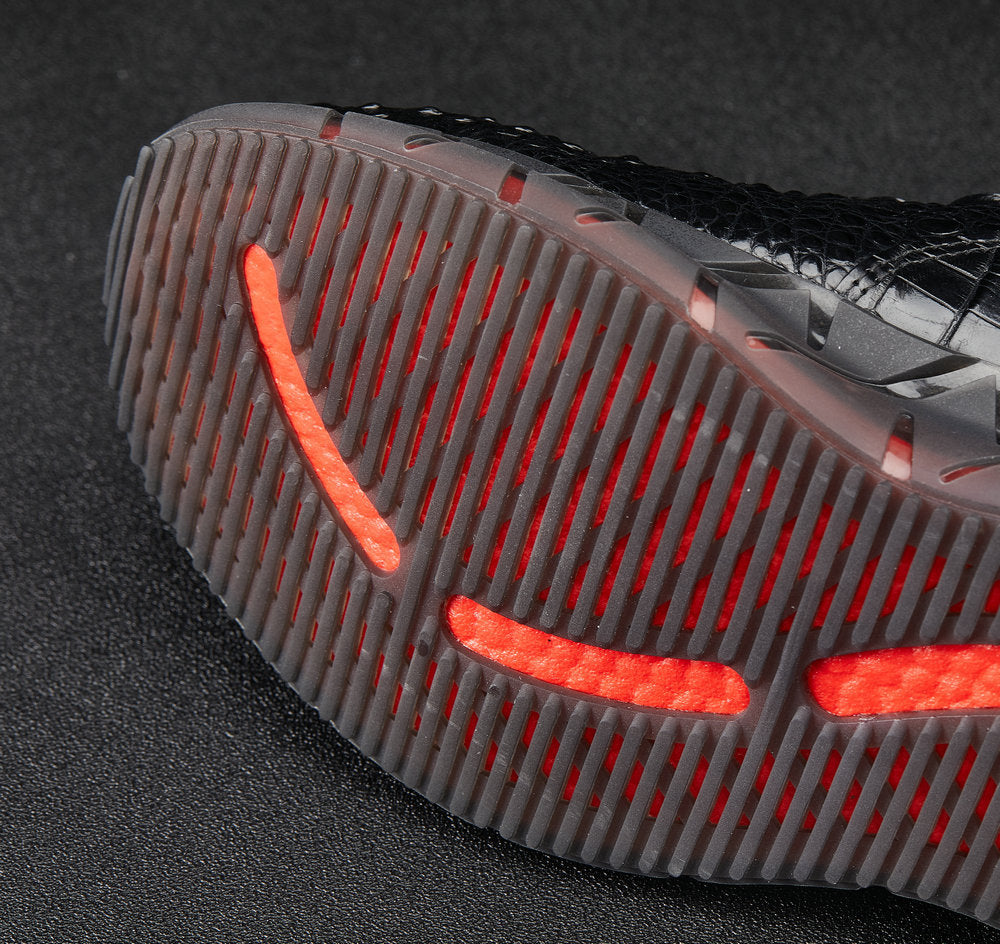 2023 New Crocodile Skin Men's Shoes Genuine Leather Platform Men's Shoes Fashion Sports Casual Shoes