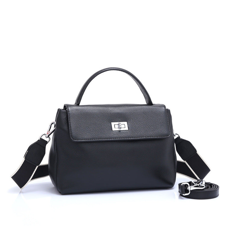 Genuine leather women's bag soft cowhide bag fashion crossbody bag tote bag goes with everything