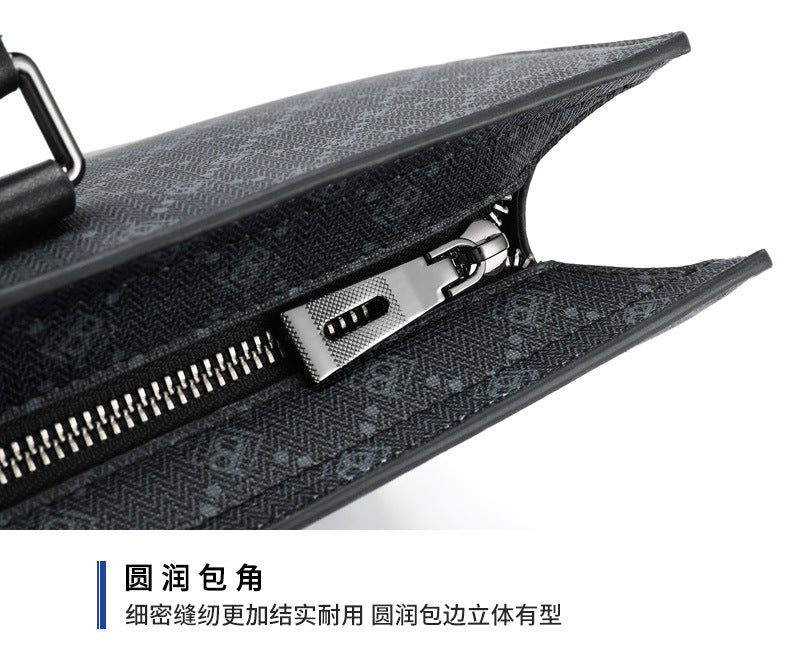 Men's Briefcase Business Business Travel Handbag Crossbody Shoulder Bag Large Capacity Travel Bag Men's Handbag