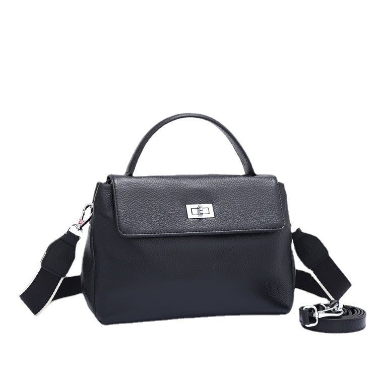 Genuine leather women's bag soft cowhide bag fashion crossbody bag tote bag goes with everything