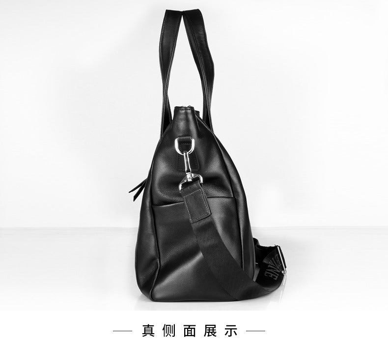 Men's handbag cowhide genuine leather Korean business briefcase computer bag