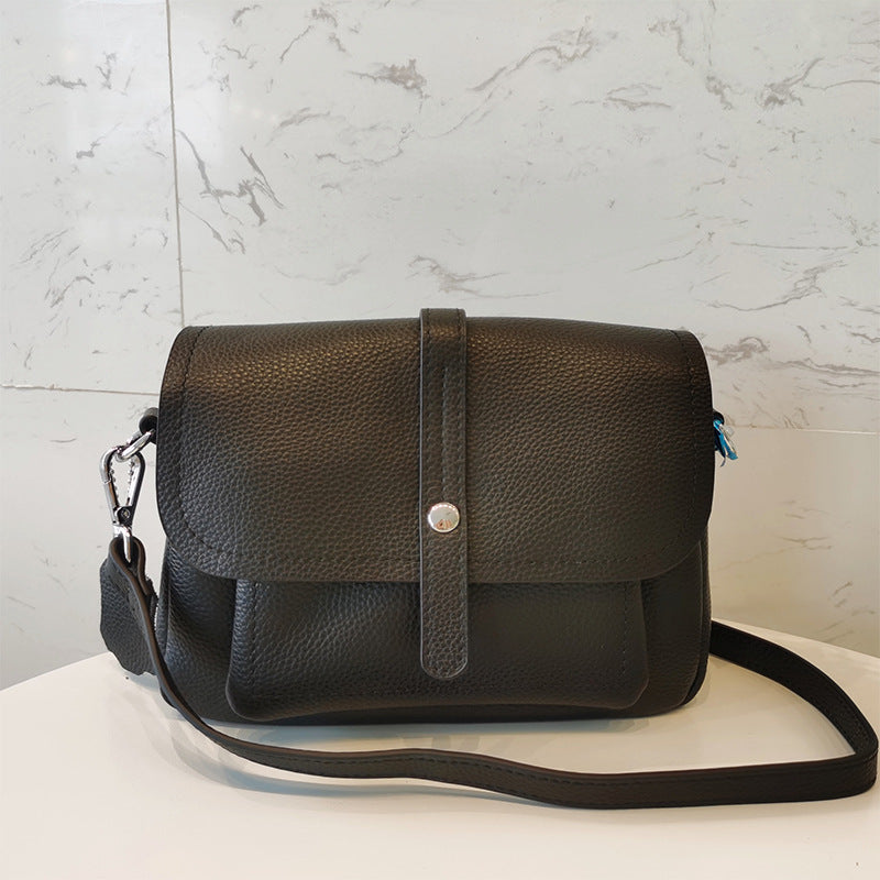 Retro cowhide women bag large capacity women bag fashion commuter bag shoulder bag