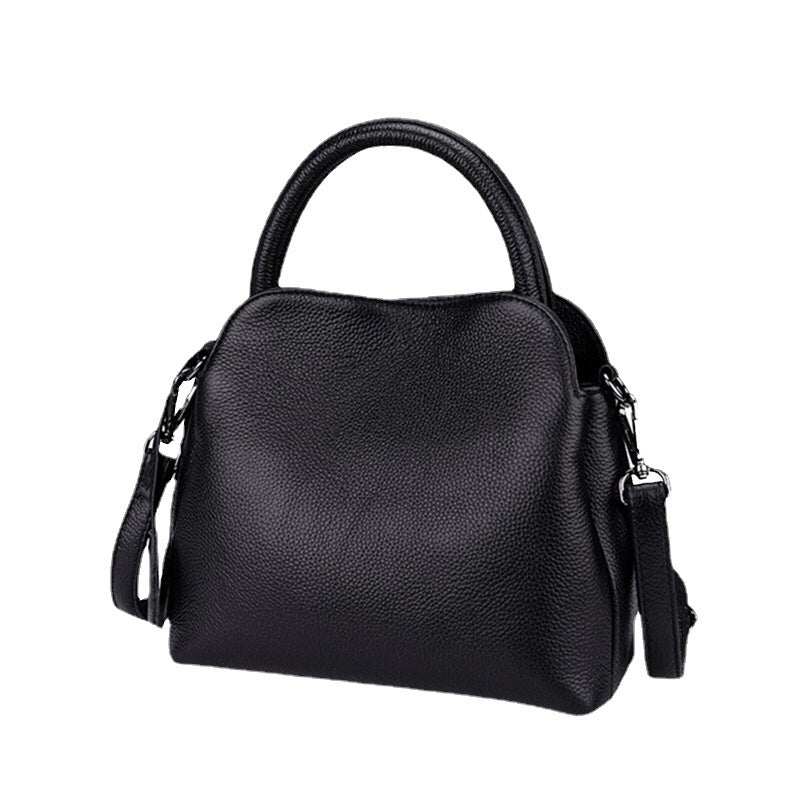 Genuine Leather Handbag Women's Bag Fashion Cowhide Shoulder Bag Crossbody Handbag