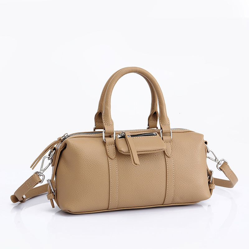 Cowhide bag simple large capacity ladies shoulder bag crossbody bag fashion