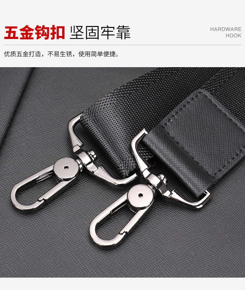 Men's Handbag Briefcase Genuine Cowhide Leather Business Lawyer Computer Bag Casual Fashion Handbag for Men