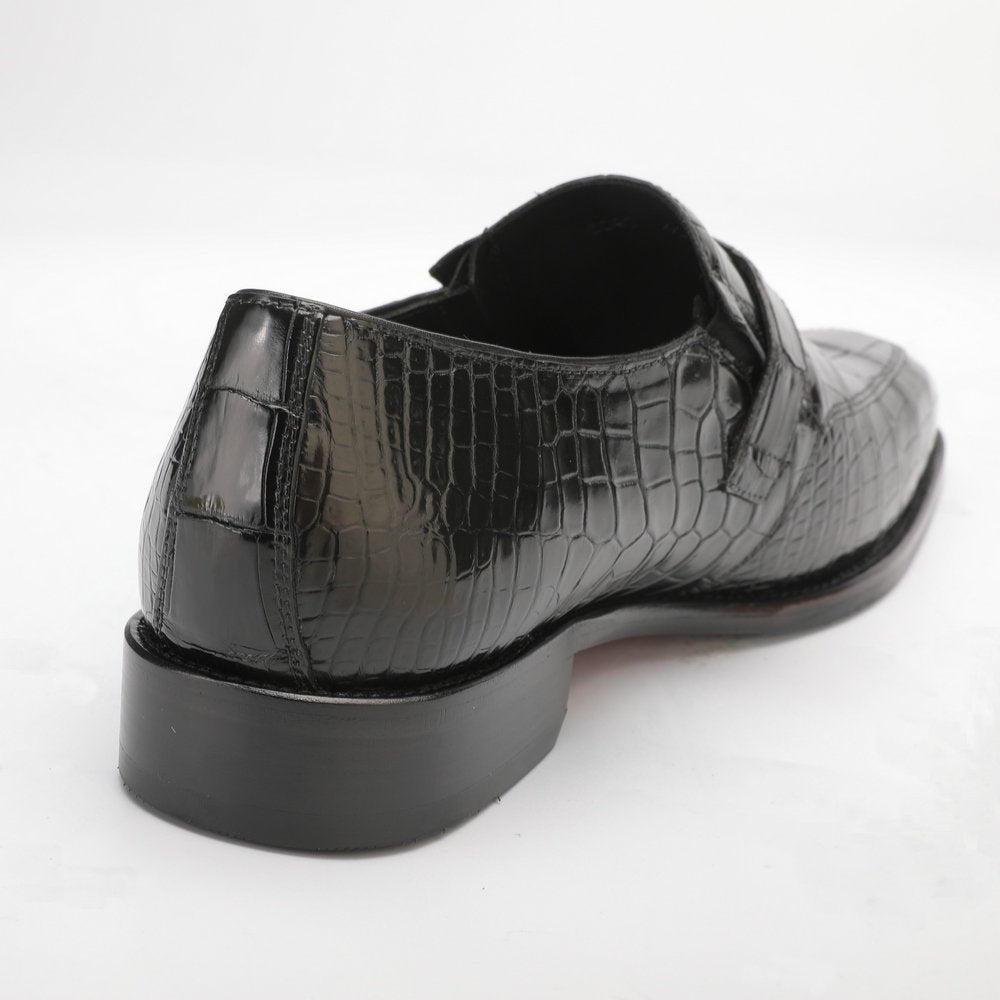 New crocodile skin men's leather shoes, genuine leather, non-slip business shoes