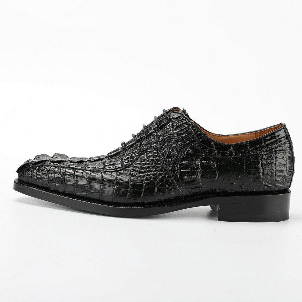 Crocodile skin men's leather shoes genuine leather high quality luxury wedding business formal suit shoes