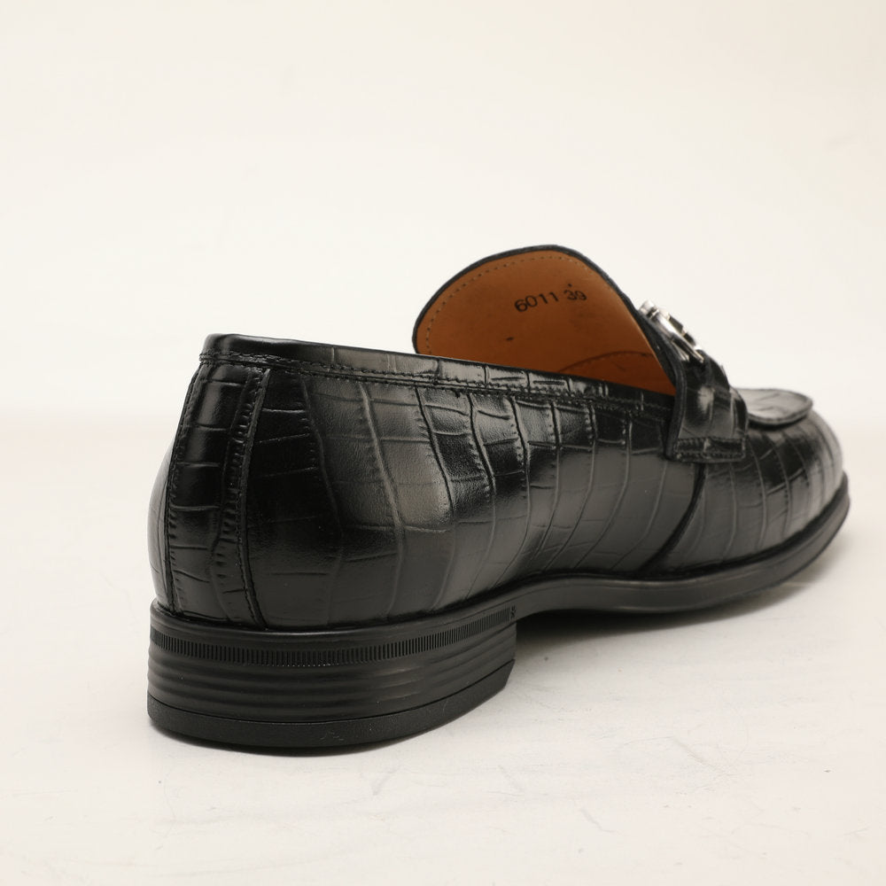 Crocodile skin genuine leather men's leather shoes moccasins fashion casual suit shoes