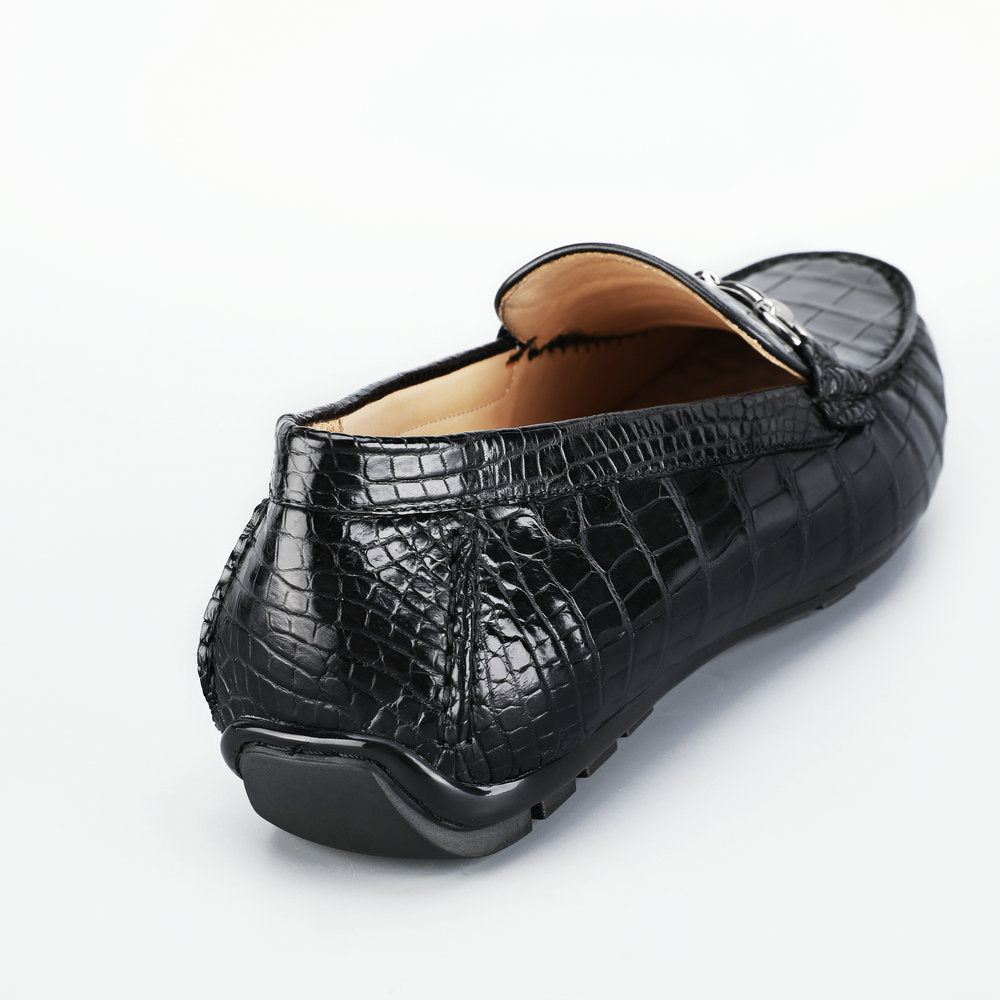 Crocodile Skin Men's Leather Shoes Genuine Leather Moccasins Fashion Casual Men's Shoes
