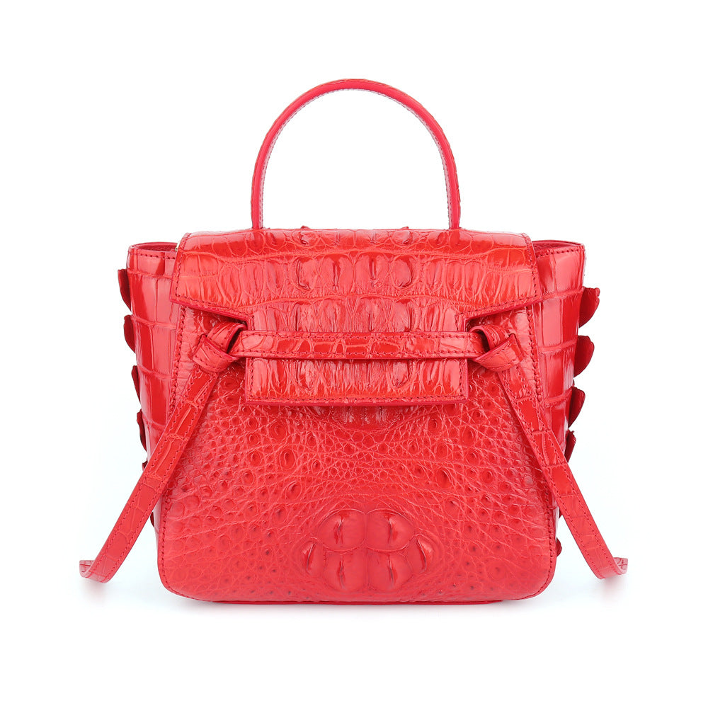 Fashion new Siamese crocodile skin large capacity ladies bag shoulder cross bag handbag 2way bag