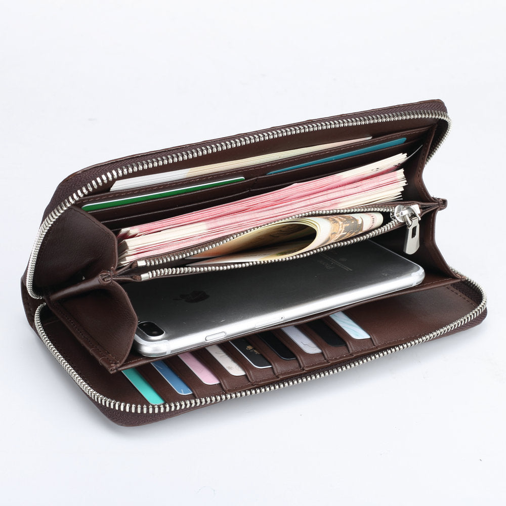 Thai Crocodile Skin Long Wallet Men's Genuine Leather Wallet Business Wallet