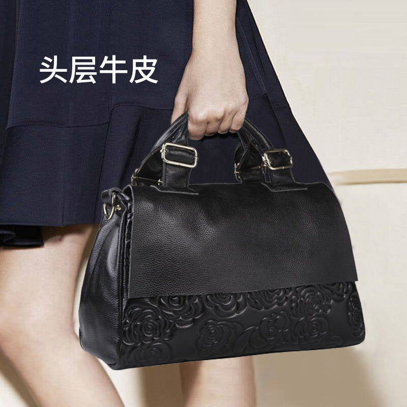 Women's handbag fashion genuine leather bag small incense style commuting crossbody bag shoulder bag goes with anything