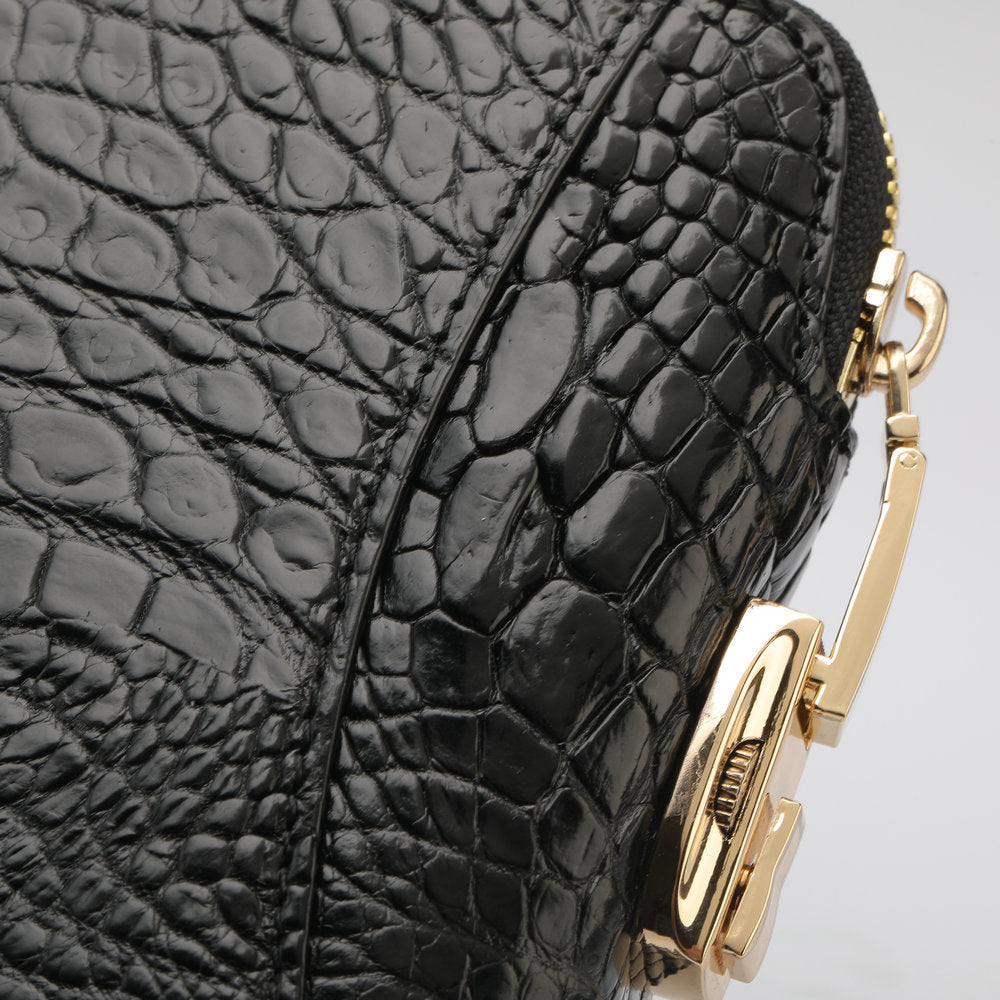 Crocodile Belly Skin Men's Bag Business Large Capacity Casual Security Lock Handbag