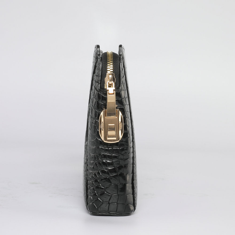 Crocodile Belly Skin Men's Bag Business Large Capacity Casual Security Lock Handbag