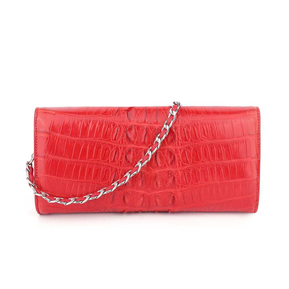 Crocodile leather women handbag casual shoulder bag clutch bag high quality