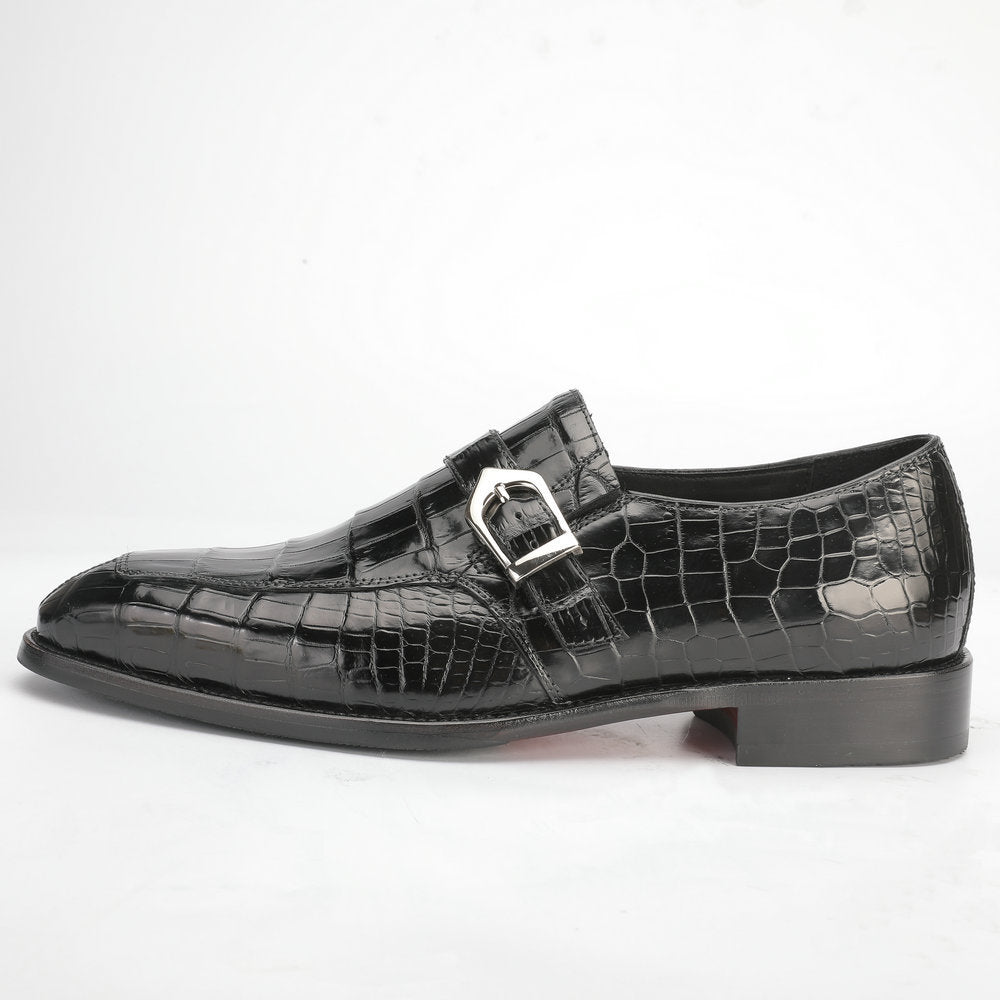 New crocodile skin men's leather shoes, genuine leather, non-slip business shoes
