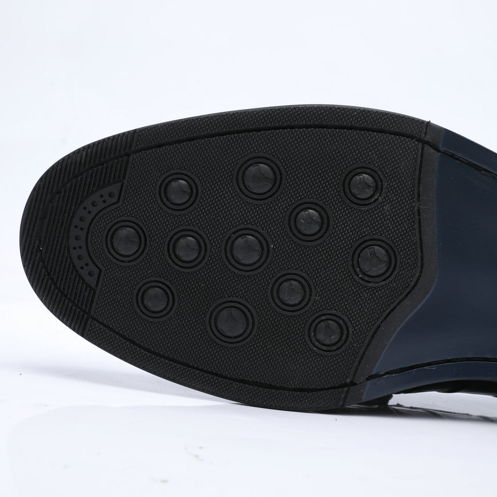 2023 New Crocodile Belly Skin Men's Leather Shoes Genuine Leather Moccasins Business Casual Shoes