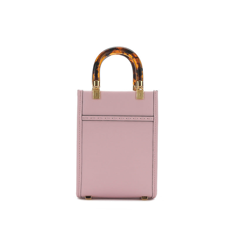 Women's Handbag Genuine Leather Mini Shoulder Bag Shoulder Bag Mobile Pouch Crossbody Bag