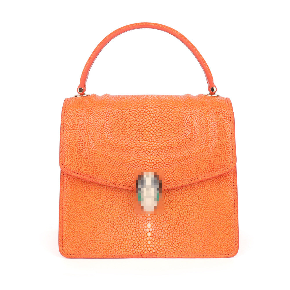 stingray leather bag trend casual ladies bag genuine leather shoulder bag handbag kelly bag