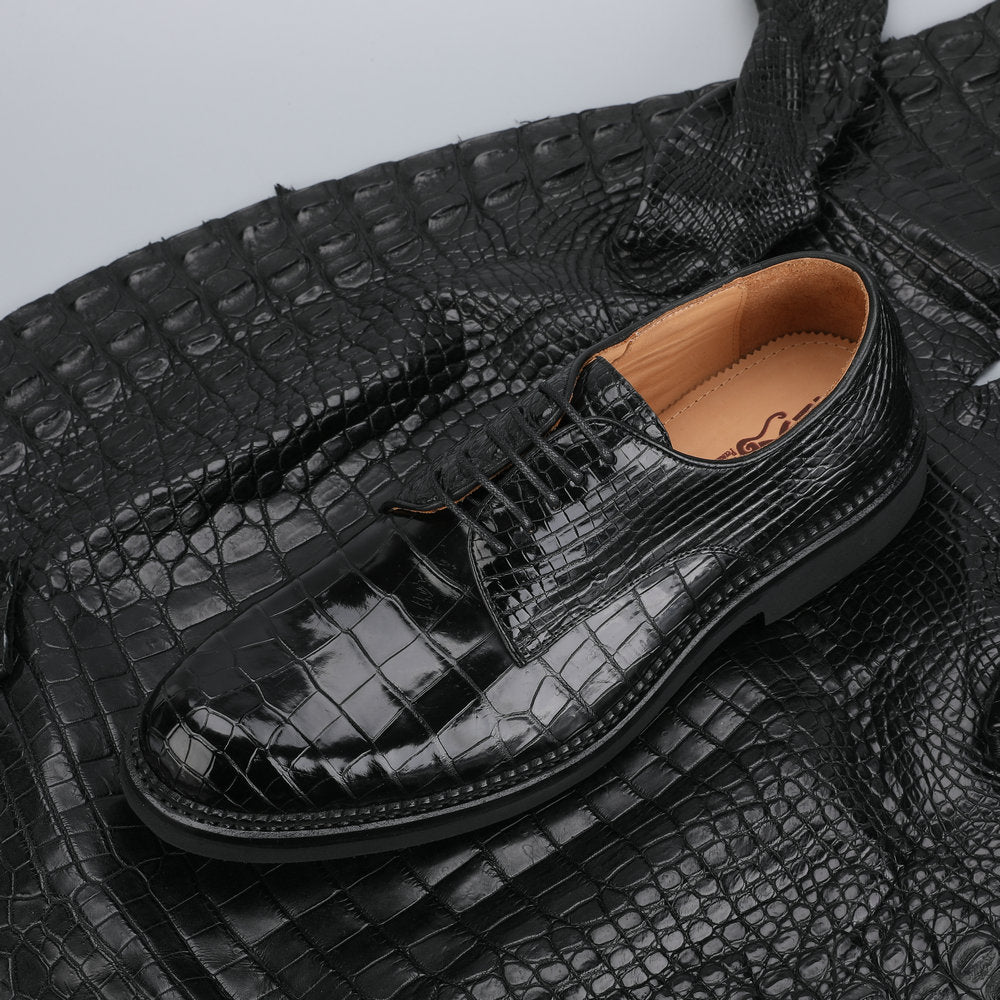Genuine crocodile leather men's leather shoes casual business shoes
