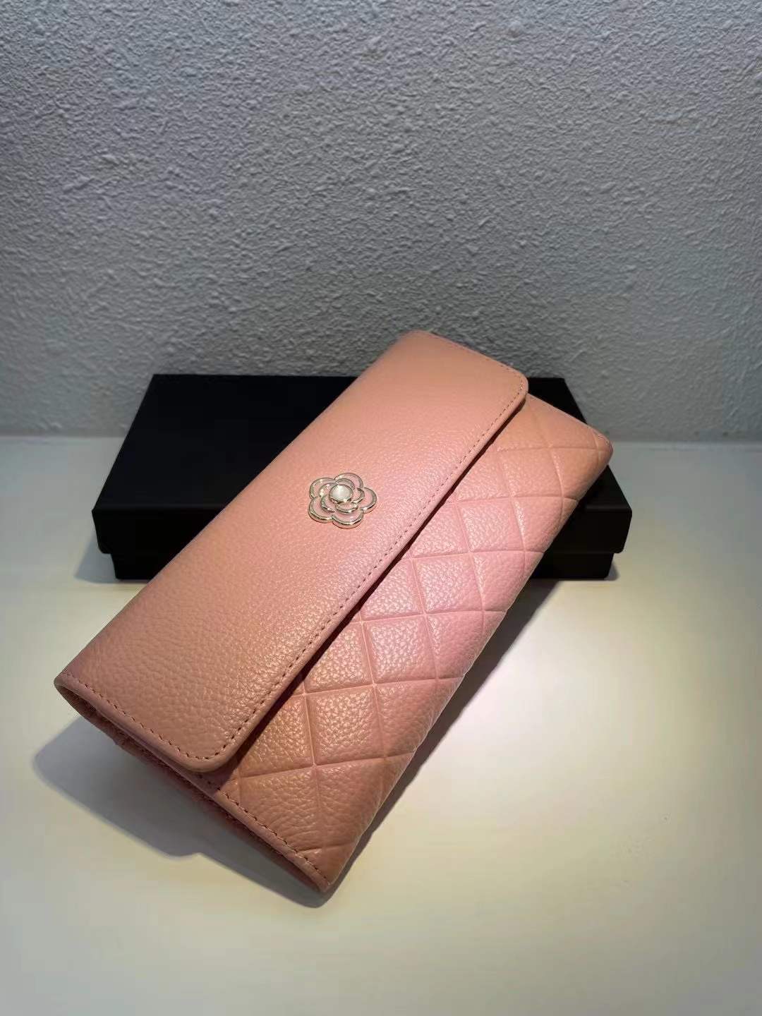 Ladies wallet cowhide clutch bag mobile pouch long wallet genuine leather wallet fashion