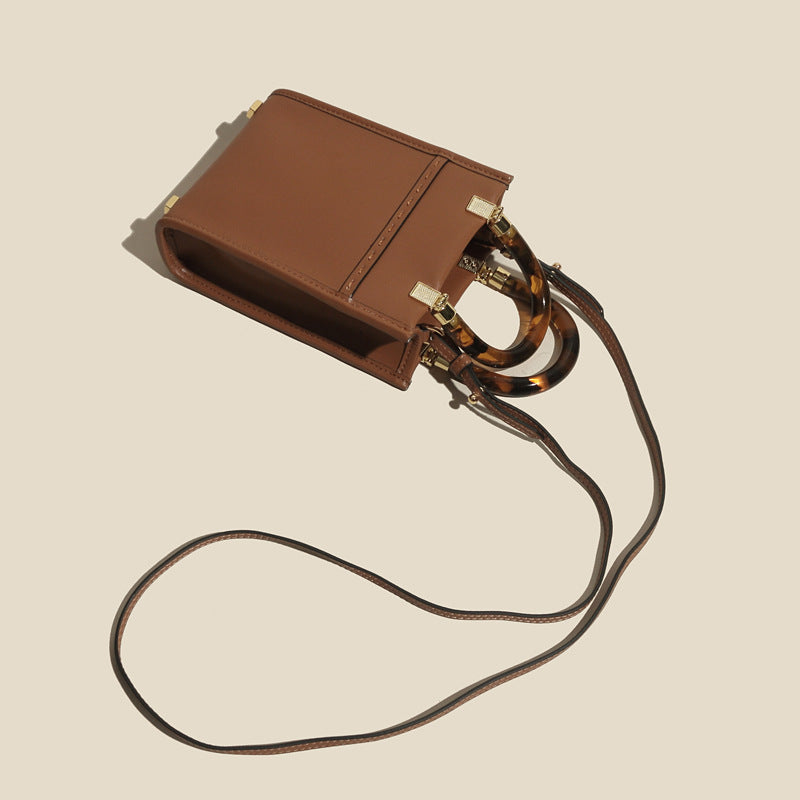 Women's Handbag Genuine Leather Mini Shoulder Bag Shoulder Bag Mobile Pouch Crossbody Bag