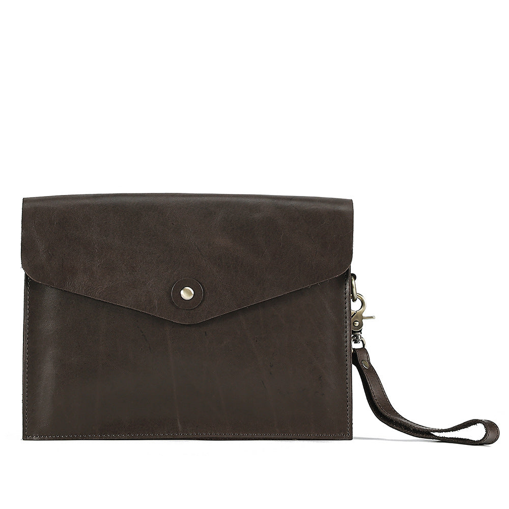 Women's Handbag Large Capacity Cover Cowhide Shoulder Bag Clutch Bag Crossbody Bag Messenger Bag