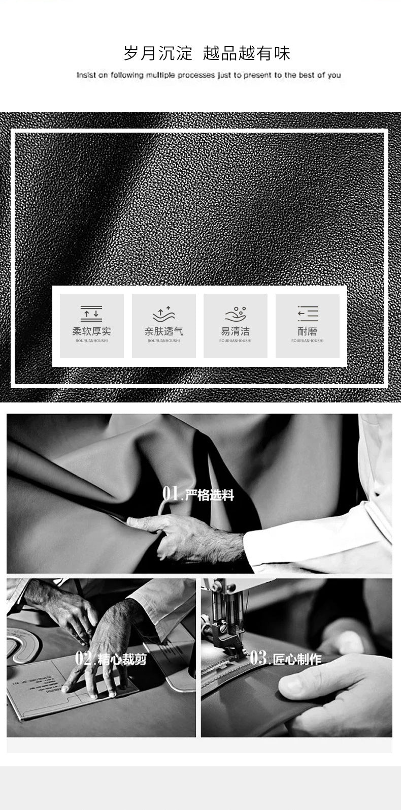 Men's Shoulder Bag Made of Genuine Cowhide Leather Large Capacity Casual Bag for Men