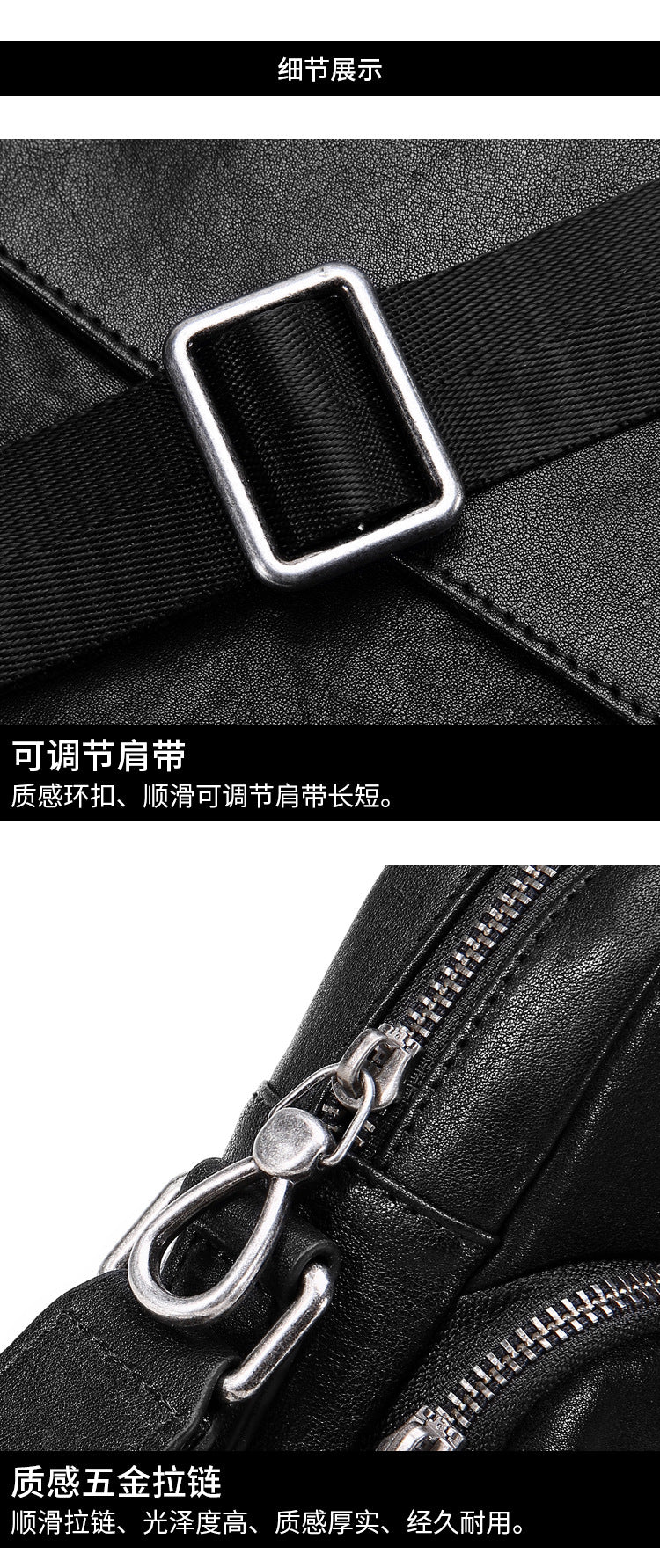 Men's shoulder bag genuine cowhide leather business casual fashion large capacity crossbody bag