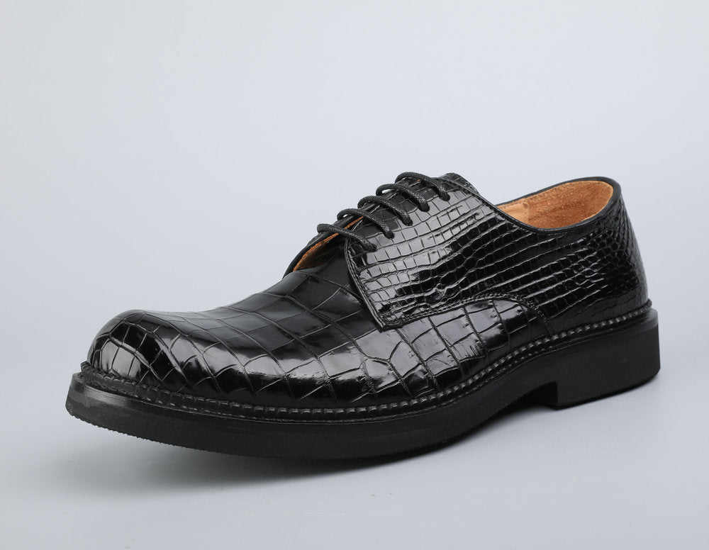 Genuine crocodile leather men's leather shoes casual business shoes