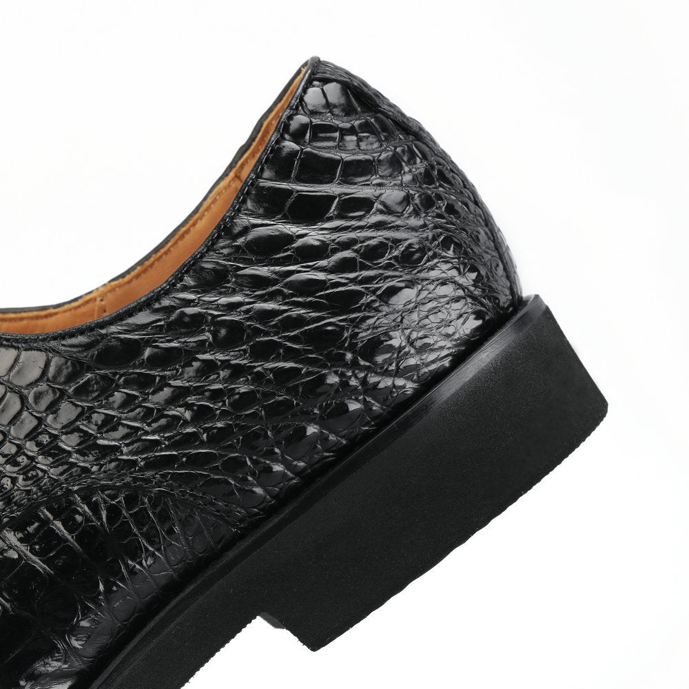 New type Siamese crocodile skin genuine leather men's leather shoes casual business shoes