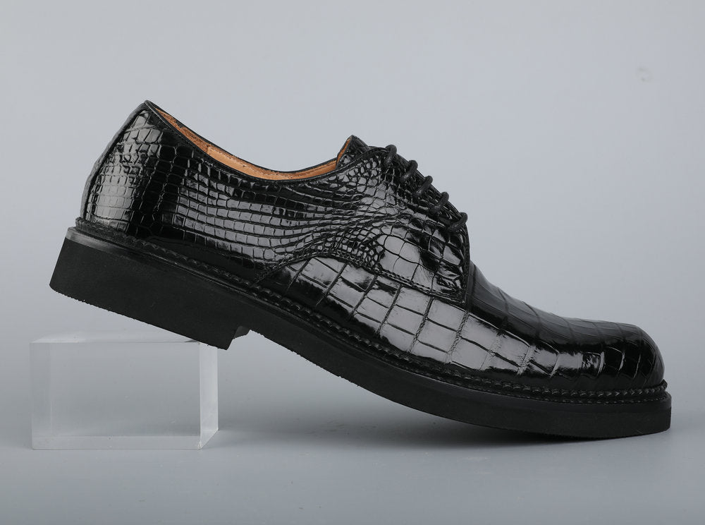 Genuine crocodile leather men's leather shoes casual business shoes