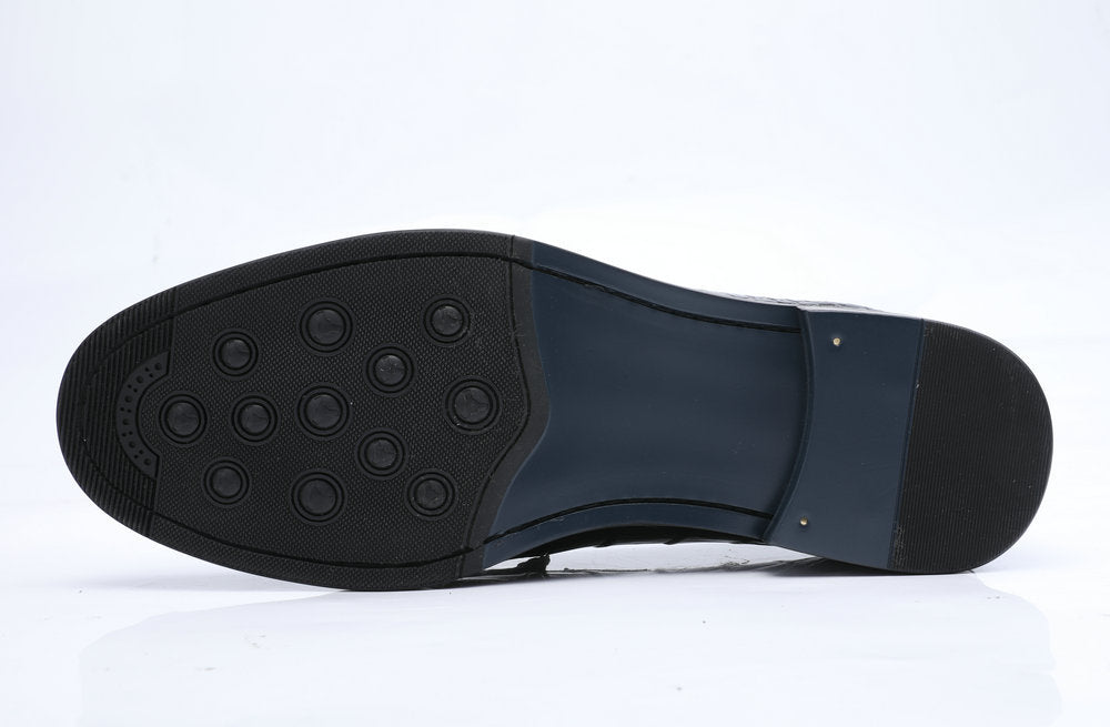 2023 New Crocodile Belly Skin Men's Leather Shoes Genuine Leather Moccasins Business Casual Shoes