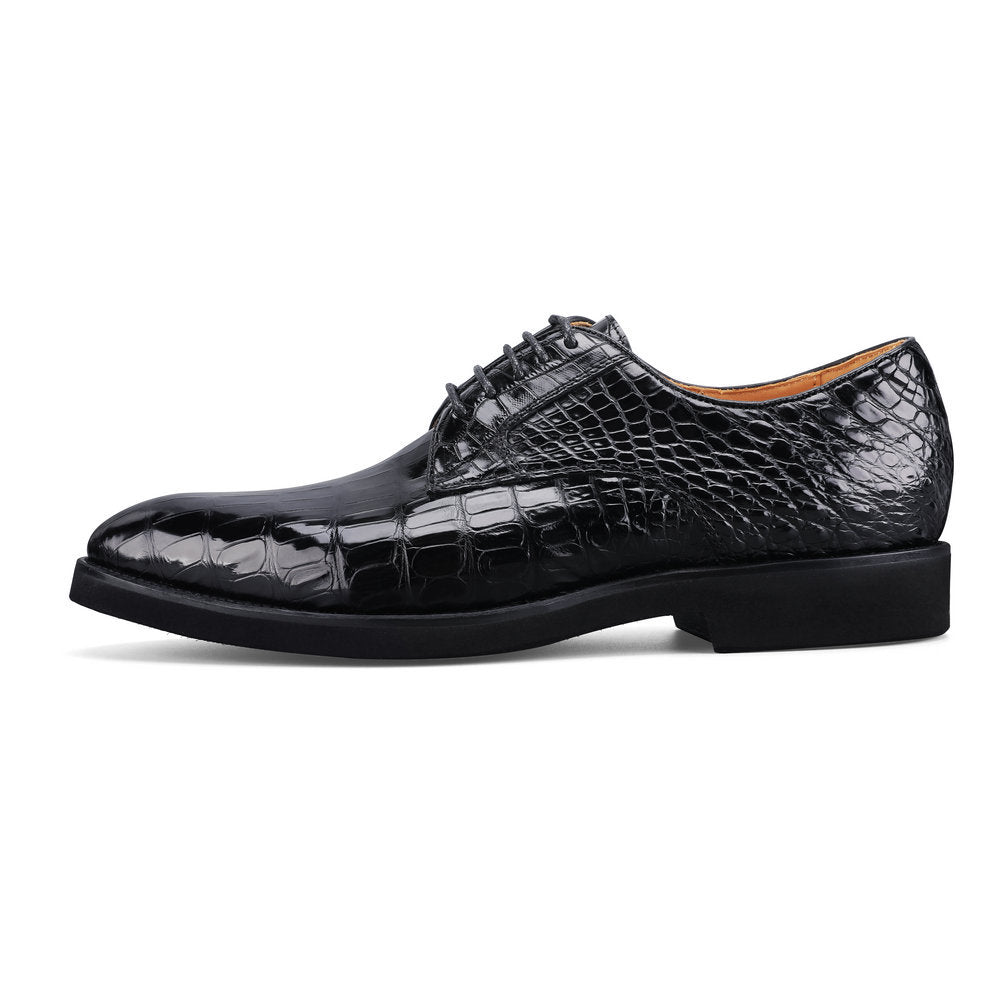 New type Siamese crocodile skin genuine leather men's leather shoes casual business shoes
