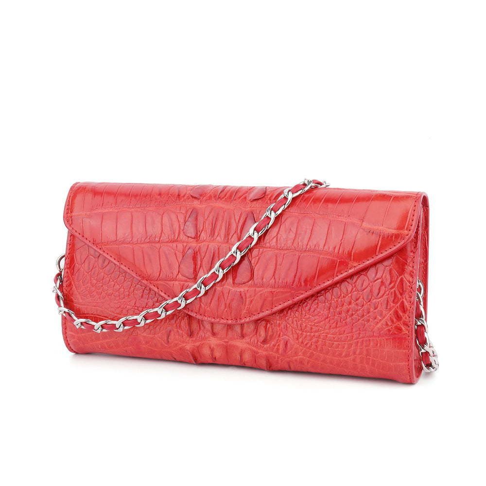 Crocodile leather women handbag casual shoulder bag clutch bag high quality