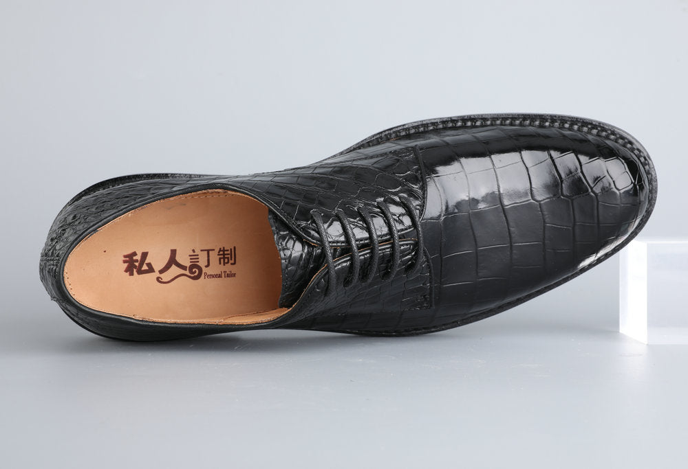 Genuine crocodile leather men's leather shoes casual business shoes