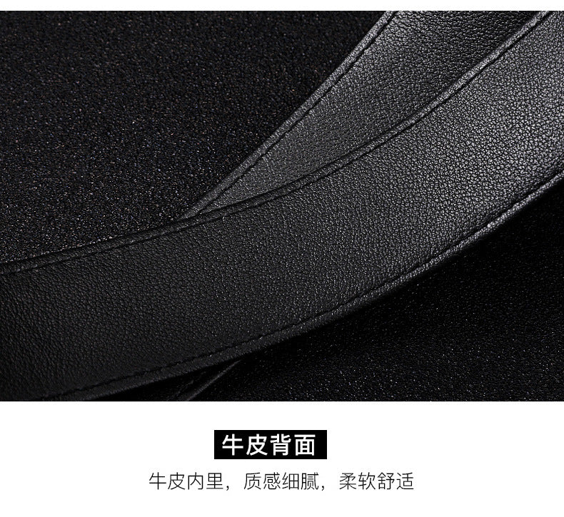 Men's Belt Siamese Crocodile Skin Genuine Leather Automatic Buckle Casual Men's Belt