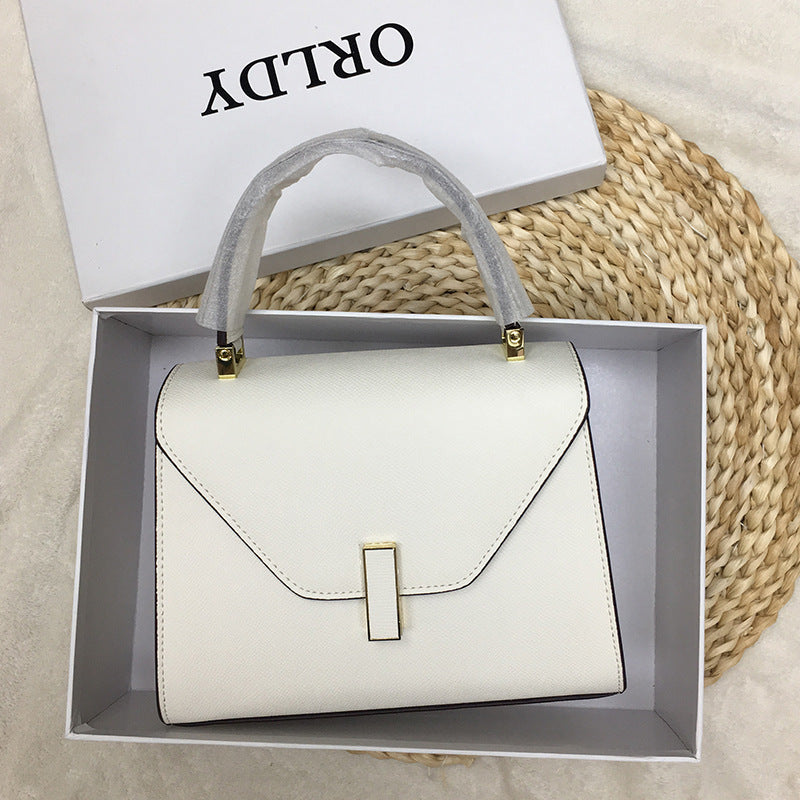 Women's handbag Genuine leather shoulder bag Crossbody bag Simple commuting OL Goes with anything