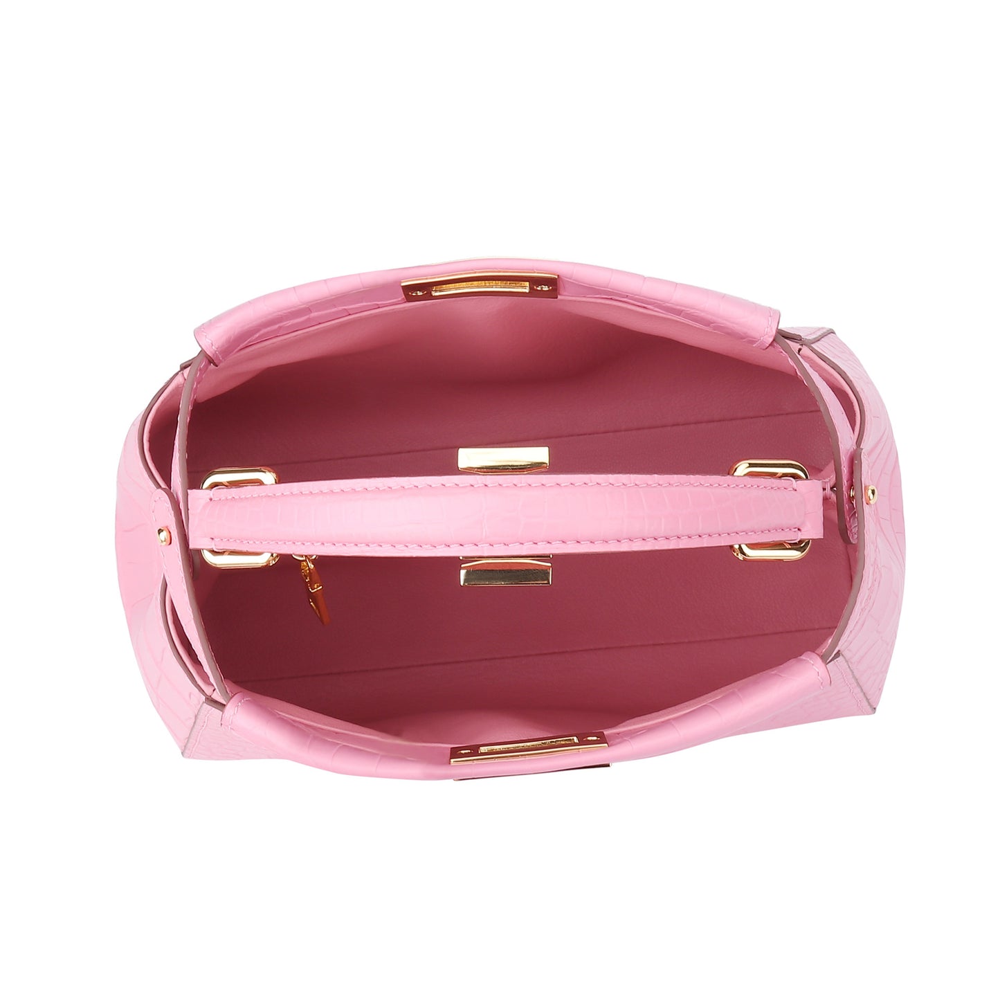 Siamese Crocodile Skin Women's Bag Luxury Bag Kitten Bag Genuine Leather Handbag Shoulder Bag
