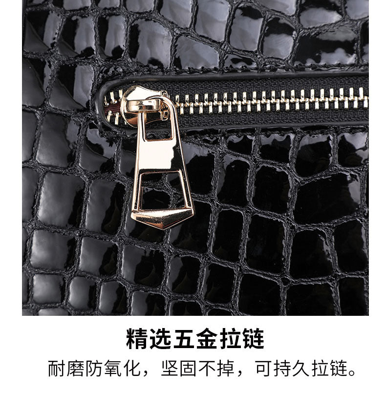 Genuine leather women's bag large capacity chain bag fashion shoulder bag temperament commuting handbag that goes with anything.bag