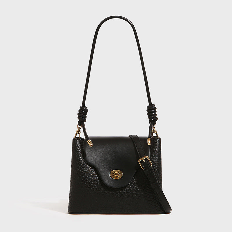 Women's Underarm Bag Genuine Leather Shoulder Bag Commuting Bag Crossbody Bag Cowhide Fashion