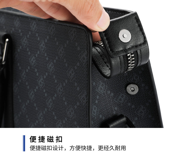 Men's Briefcase Business Business Travel Handbag Crossbody Shoulder Bag Large Capacity Travel Bag Men's Handbag