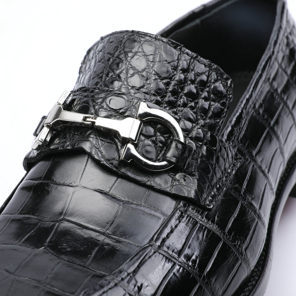 New Crocodile Belly Skin Genuine Leather Men's Business Shoes Formal Casual Men's Leather Shoes