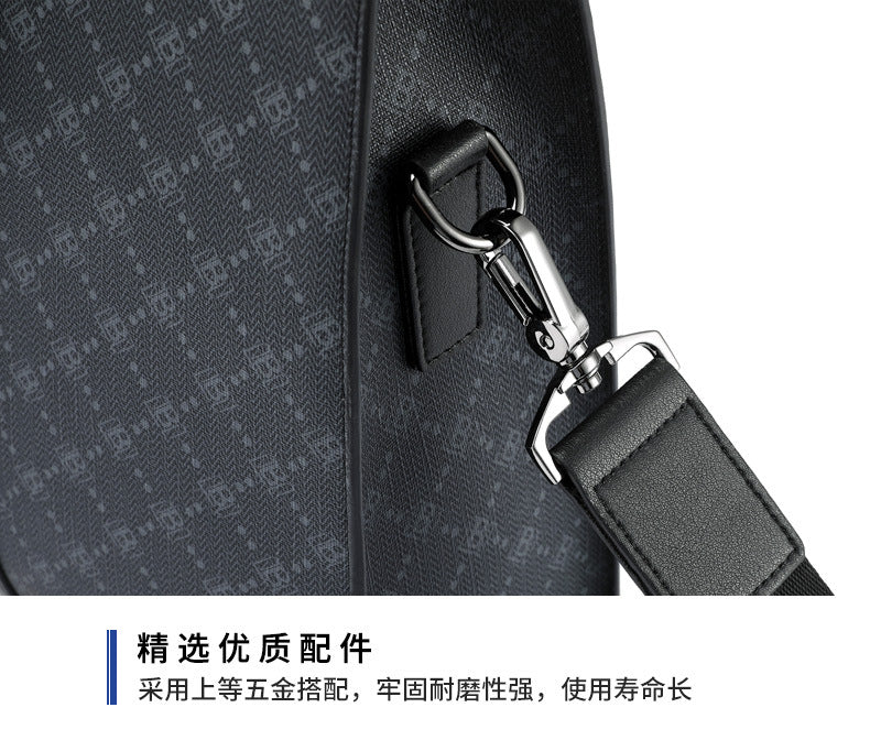Men's Briefcase Business Business Travel Handbag Crossbody Shoulder Bag Large Capacity Travel Bag Men's Handbag