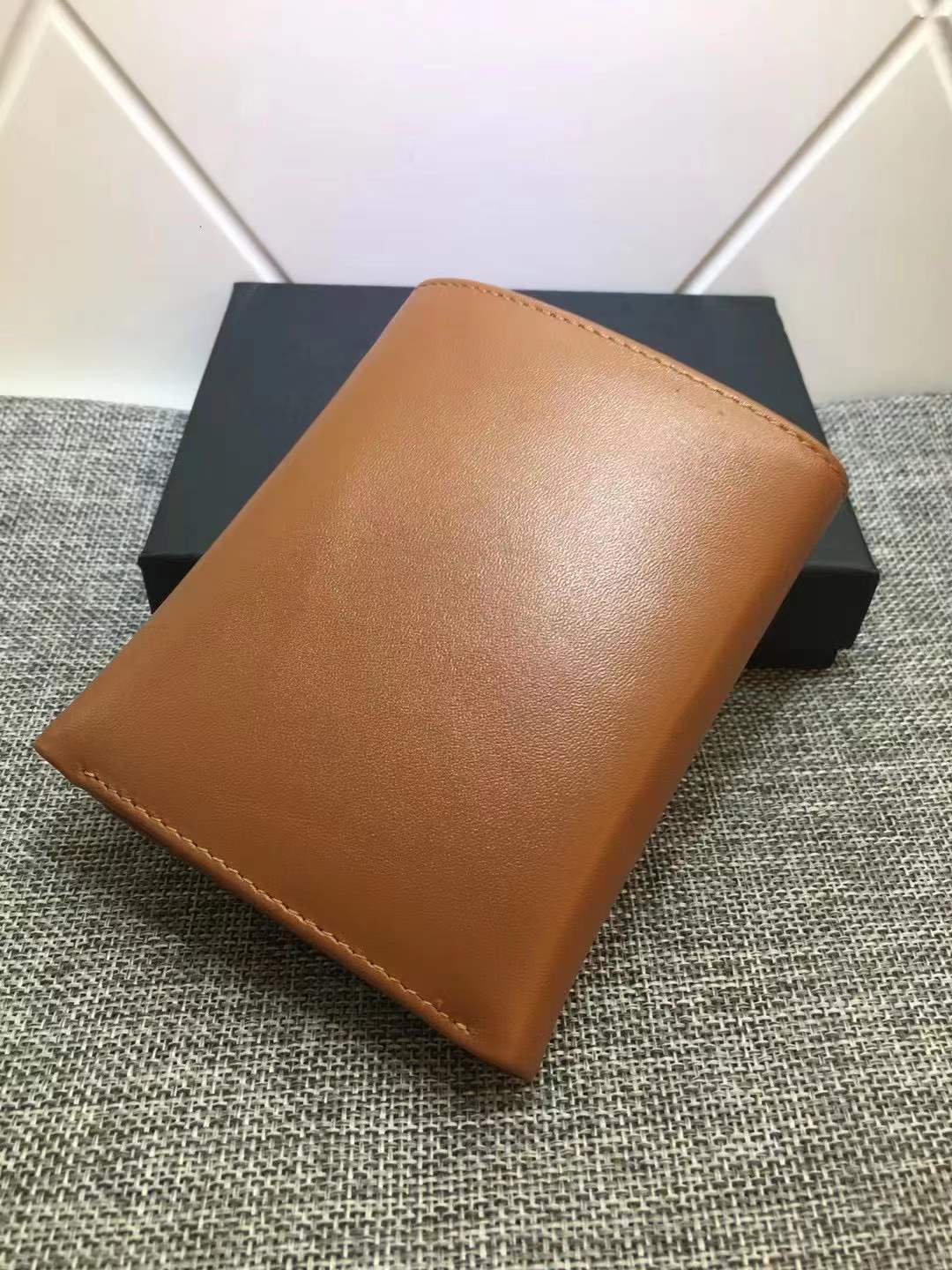 Women's Cowhide Trifold Wallet Short Wallet Genuine Leather Wallet Wallet Coin Purse Fashion