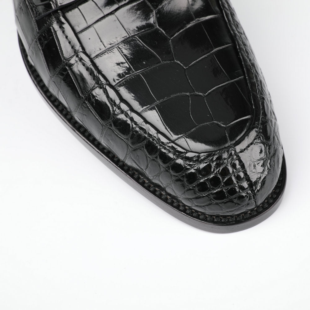 Crocodile skin men's leather shoes genuine leather high quality English style casual business formal suit shoes